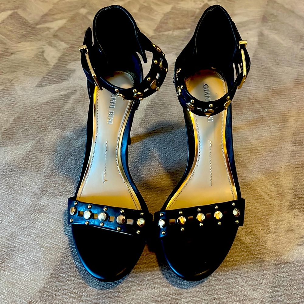 Black Ankle Strap Heels